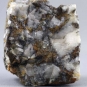 Colour image of brown and white rock